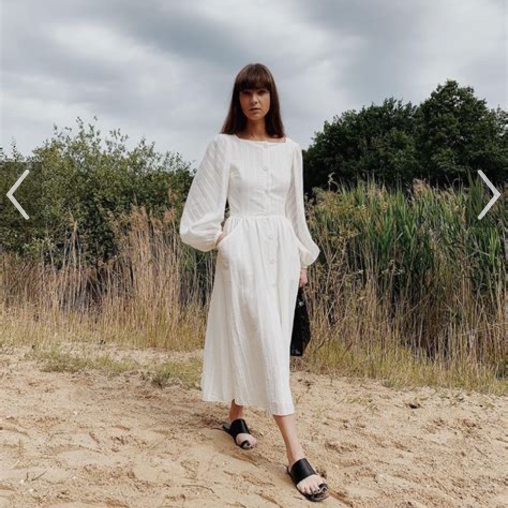 Poustovit white cotton dress - Picture 3 of 7